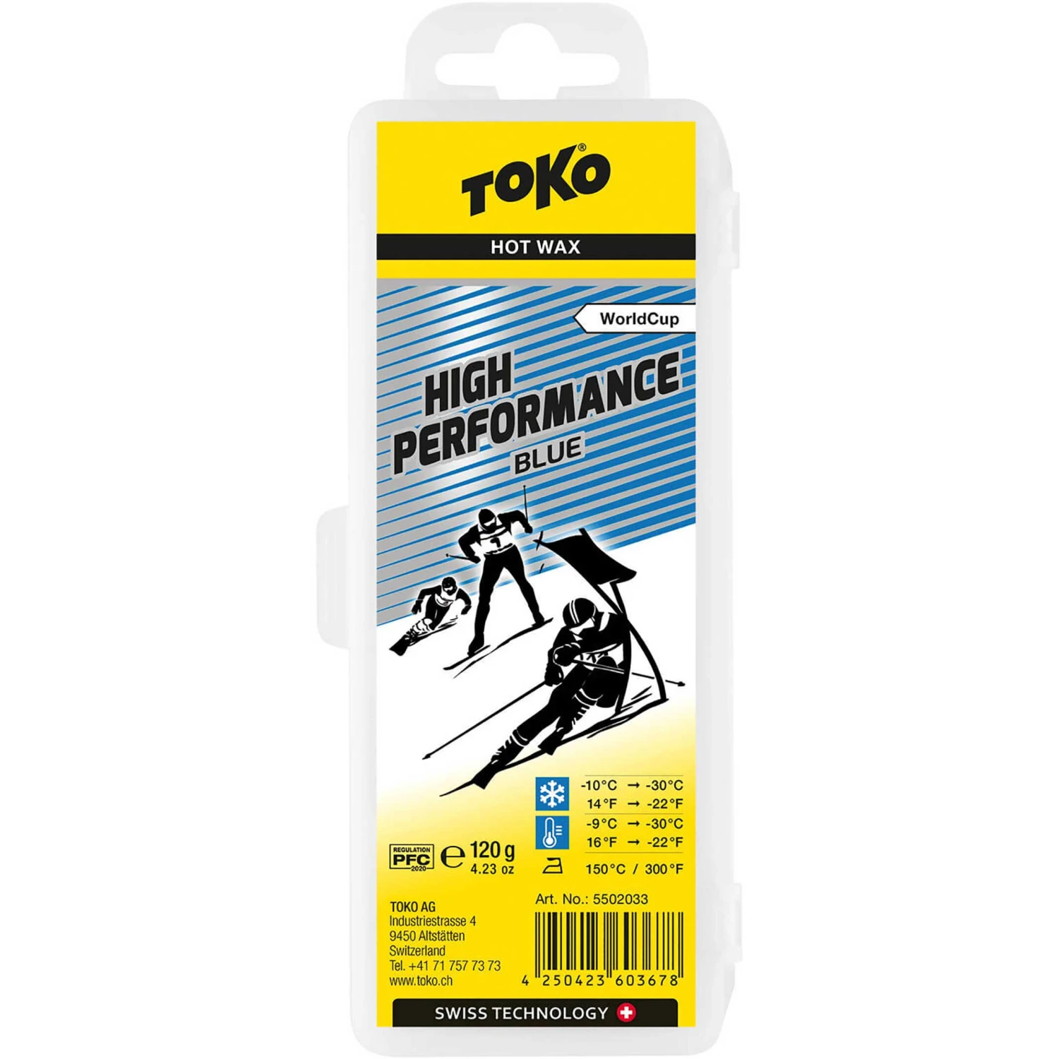 TOKO High Performance Blue Wax 120g 21/22 3 TOKO High Performance Blue Wax 120g 21/22